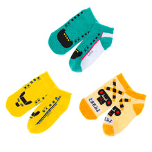 画像をギャラリービューアに読み込む, もっこもこ電車靴下(E5系.DY.踏切)