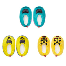 画像をギャラリービューアに読み込む, 子供用ふわふわル-ムシューズ(E5系.ドクターイエロー.踏切)