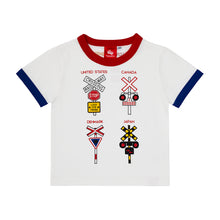 画像をギャラリービューアに読み込む, 世界の踏切Tシャツ (90.100.110.120㎝)