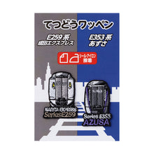 画像をギャラリービューアに読み込む, てつどうワッペン(全8種)