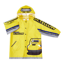 画像をギャラリービューアに読み込む, キッズレインコート(E5.ドクタ-イエロ-110cm踏切100cm)