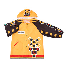 画像をギャラリービューアに読み込む, キッズレインコート(E5.ドクタ-イエロ-110cm踏切100cm)