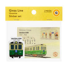 画像をギャラリービューアに読み込む, 銀座線クロニクル ステッカーセット 銀座線4種