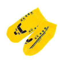 画像をギャラリービューアに読み込む, もっこもこ電車靴下(E5系.DY.踏切)