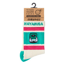 画像をギャラリービューアに読み込む, てつどうカレッジソックス(E5系はやぶさ.ふみきり.JR貨物コンテナ)