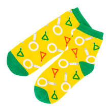 画像をギャラリービューアに読み込む, TETSUDO SMILE SOCKSおとな(踏切黒.踏切ボーダー.つり革)