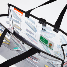 画像をギャラリービューアに読み込む, てつどうビーチバッグ (新幹線.踏切)