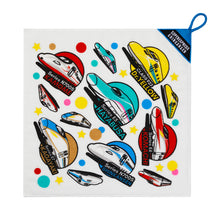 画像をギャラリービューアに読み込む, プレミアムループ付きタオル(新幹線.踏切.フミキリくん.moku TRAIN)