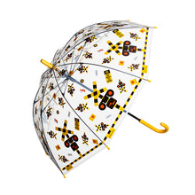 画像をギャラリービューアに読み込む, キッズビニール傘(新幹線ドーム型.踏切)