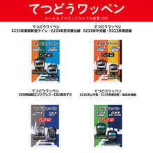 画像をギャラリービューアに読み込む, てつどうワッペン(全8種)