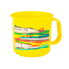 画像をギャラリービューアに読み込む, 新幹線集合プラカップ(青・黄)