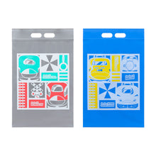 Load image into Gallery viewer, BIGジップバッグ 東西新幹線柄