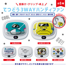 画像をギャラリービューアに読み込む, 7月下順発売予定_てつどう3WAYハンディファン 踏切＆道路標識
