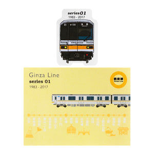 銀座線クロニクル ステッカーセット 銀座線4種 – ポポンデッタの鉄道グッズ