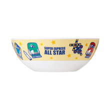 画像をギャラリービューアに読み込む, 6月25日発売予定_新幹線＆標識メラミン食器 どんぶり (水色.黄色)
