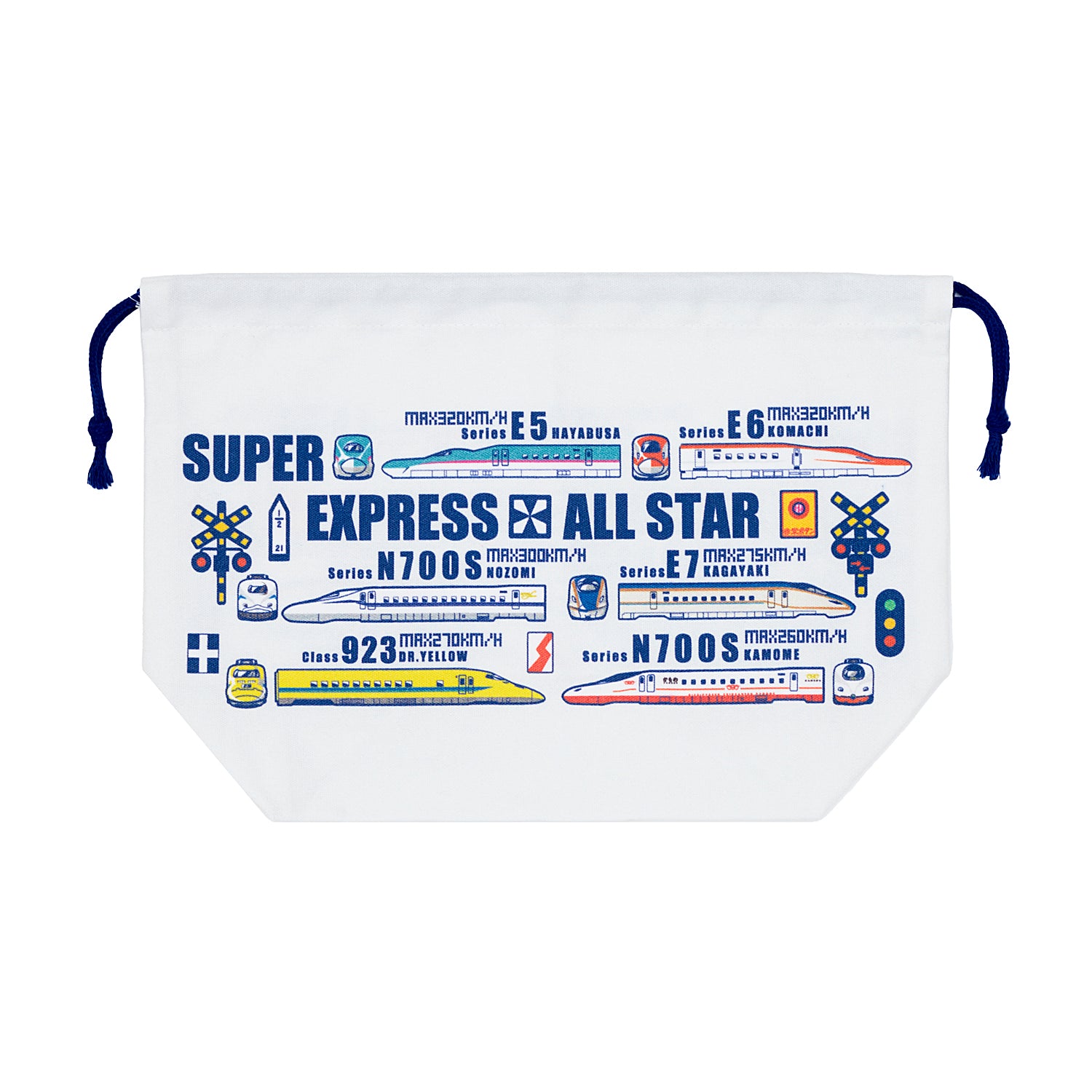 てつどうお弁当袋 （新幹線＆鉄道標識.ふみきり） – ポポンデッタの