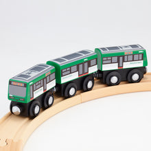 画像をギャラリービューアに読み込む, moku TRAIN 広島電鉄3950形Green Liner
